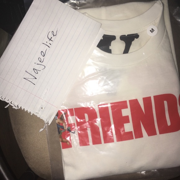 vlone angel friends tee